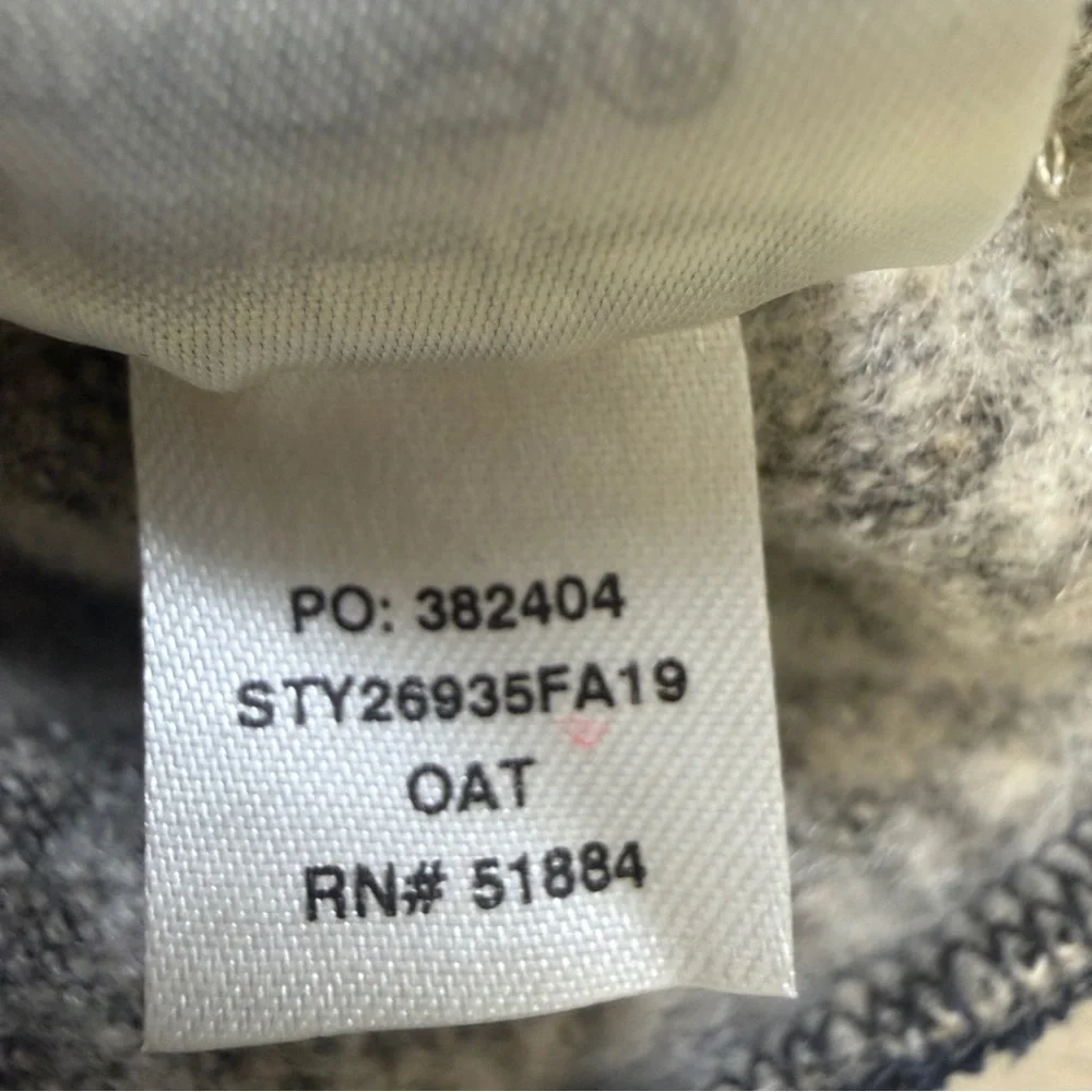 Patagonia Woolyester Fleece Jacket - Oatmeal Heather Men’s Size XXL - Picture 7 of 9